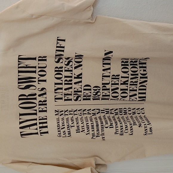 2023 Taylor Swift Eras Concert Tee - Picture 3 of 6